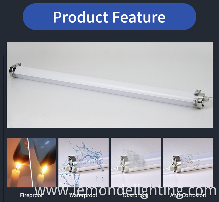 Water-resistant LED lighting fixture for emergency situations